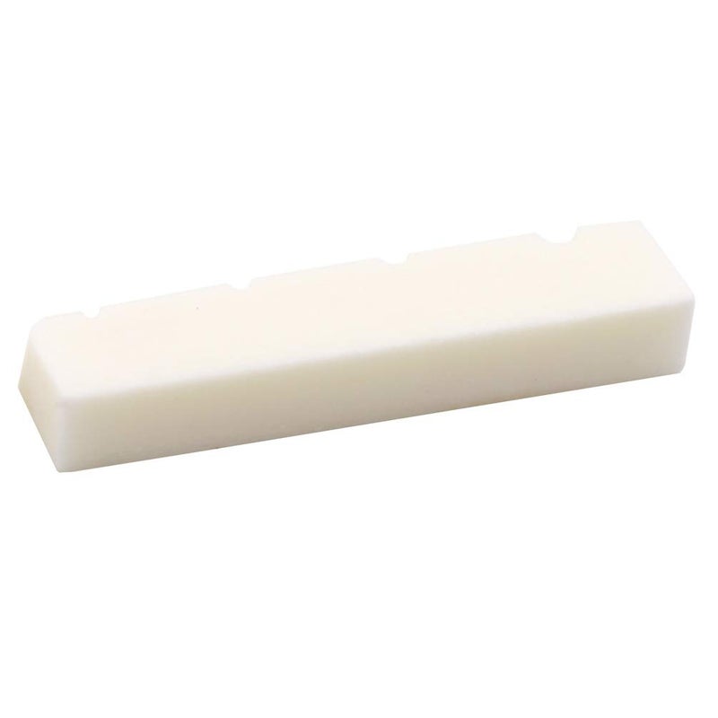 DISENS Bass Guitar Nut 4 String Slotted Bone Bridge Nuts Electric Guitar Replacement Neck Parts & Accessories - Image 4